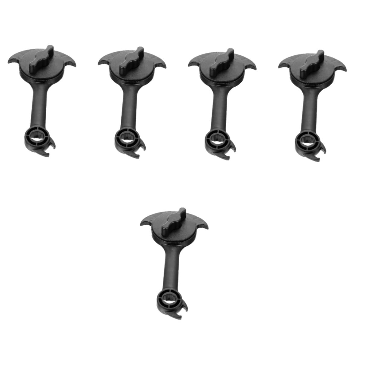 Abrelatas, 5 piezas Abrelatas Conveniente Herramienta de apertura de latas Pro Tools Abridor de tarros for acampar Abridor de tapas resistente Abridor de botellas de vino eléctrico Apertura de latas f