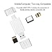 xiwai USB-C Type C/USB 2.0 to NM Nano Memory Card TF Micro SD Card Reader for Huawei Mobile Phone Laptop
