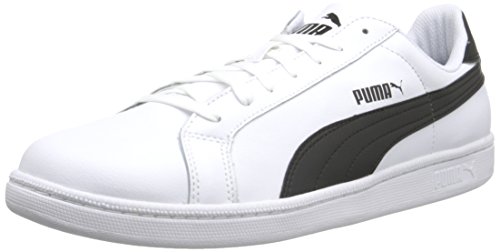 Image of Puma Men's Smash L Icon Athletic, White /Black, 13 D US