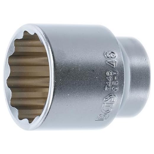BGS 7446 | Steckschlüssel-Einsatz Zwölfkant | 20 mm (3/4") | SW 46 mm