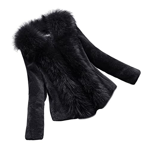 Manteau de fourrure pour femmes veste courte mince pour rester élégante sans avoir froid