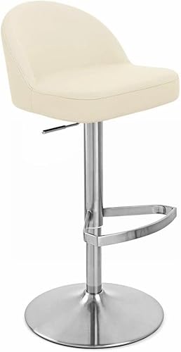 Miniatura 3 de ZURI Taburete giratorio sin brazos de altura ajustable Cream Mimi Crema,Verde lima,https://www.amazon.com/dp/undefined