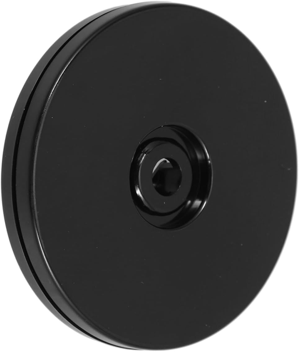 Black Plastic Dining Table Turntable Base 150mm Rotating Stand
