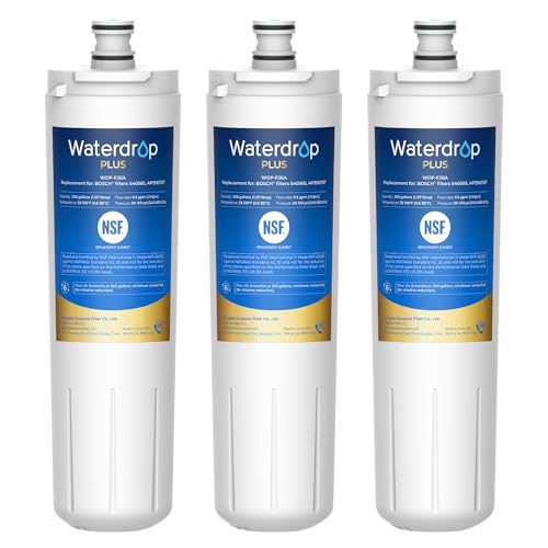 Image of Waterdrop Plus 640565 Refrigerator Water Filter, Reduce Lead & PFAS, 3 Pack