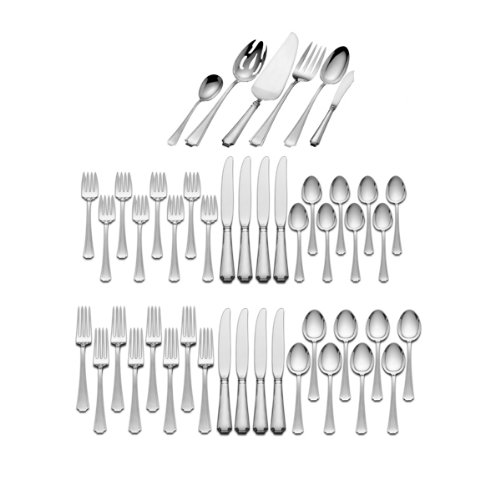 Amazon.com | Gorham Fairfax 46-Piece Sterling Flatware Place Set
