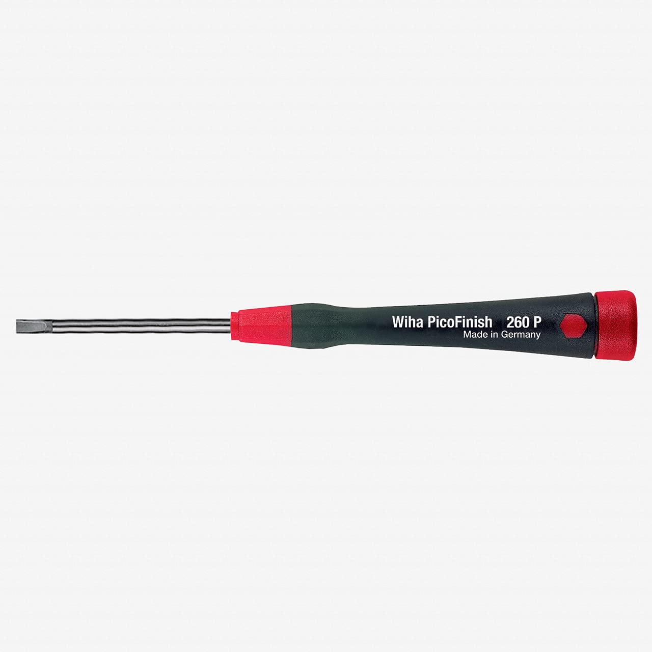Wiha 26079 Slotted Screwdriver with PicoFinish Handle, 4.0 x 100mm
