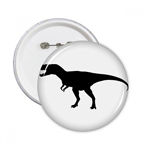 Broches rondes os dinosaure badge bouton décoration vêtements XL