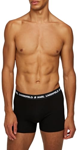 Karl Lagerfeld, Men's, Logo Trunk Set (7 Pack), Black, XS