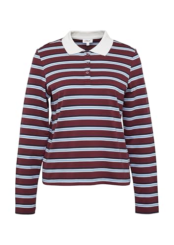 Polo s.Oliver de manga larga mujer 2170795 con cuello estructurado 4