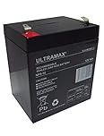 Ultramax NP5-12 5Ah 12v (as 4ah & 4.5ah) Lead-Acid Rechargeable Battery