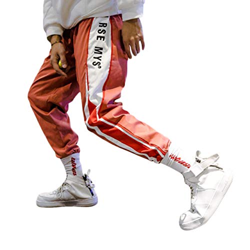 Irypulse Pantalóns de Jogging Deportivos Casuales para Hombre, Chándal Moda Callejera Urbana para Adolescentes y Niños Pequeños, Pantalone Aptitud con Rayas Laterales de Moda - Diseño Original