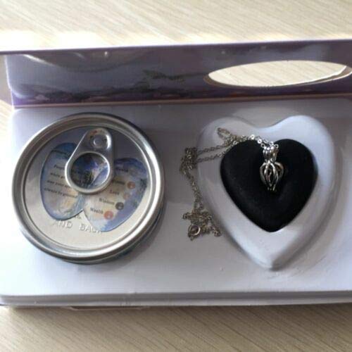 DORLIONA Love Wish Pearl Necklace Set - Oyster Drop Pendant