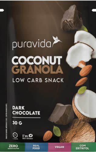 Granola Low Carb Coconut Chocolate Sachê - Puravida
