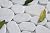 Simple Tile - Marble Mosaic Tile for Kitchen Backsplash, Bath Bathroom Floor, Etc, River Rock Collection", Mixed Rounds, 12"X12"X3/8", Tumbled (Sample Swatch, MM 9505-Carrara White)