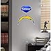 NFL San Diego Chargers Logo Fathead Wall Decal, 15 x 12-inches