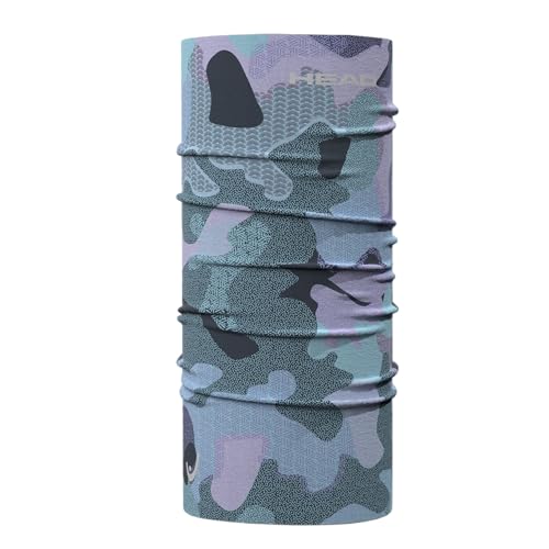 HEAD Original Tube Camouflage, Multifunktionstuch Onesize Unisex Schlauchschal Herren Damen Winter Neckwarmer Skifahren Radfahren Motorradbekleidung Sommerbekleidung...