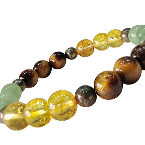 Image of Shubhanjali Crystal Elastic 8mm Stretch Customized Bracelet for Men and Women-(Standard,Multicolor)