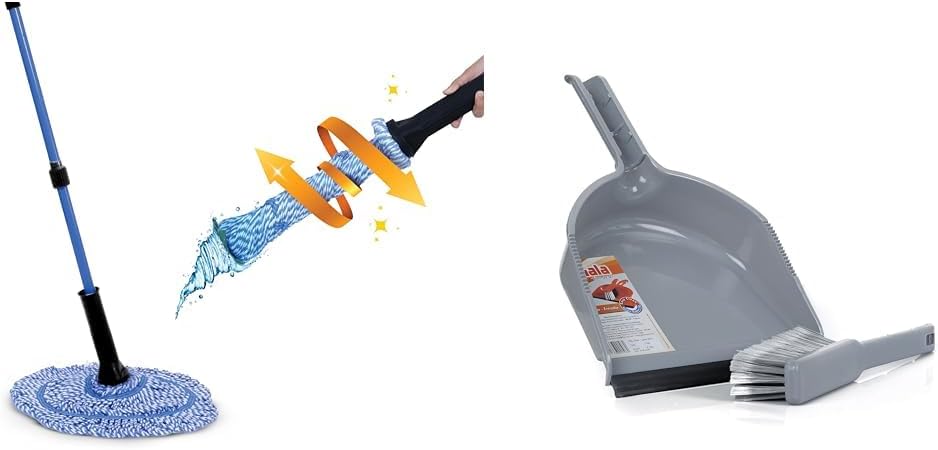 Gala Microfiber Twist Mop for Floor Cleaning ,Microfiber Squeeze Twist mop Stick for Cleaning, Pocha