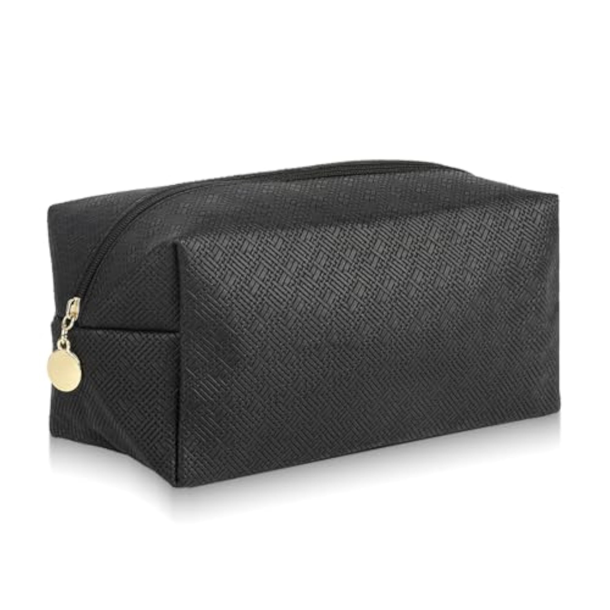 Travel Makeup Bag, Cosmetic Bag Organizer Case, Black