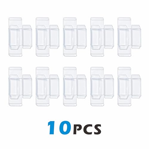 Image of 10PCS Plastic Protector Case For Booster Bundle /Build & Battle Foldable Clear Display Box Plastic Display Case Compatible with Booster Bundle Collectors Cards Protector