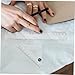 VILLCASE Math Ruler Protractor Triangle Set 20cm Geometric Set Professional Measuring Tool for Architects Engineers Students