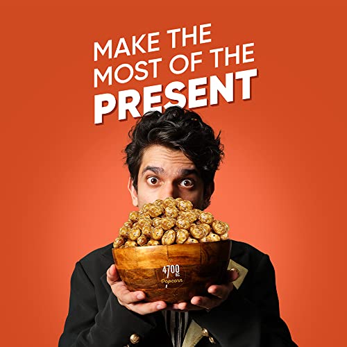 Image of 4700BC Protein Pops (Makhana), Himalayan Salt Caramel, Tin - 150 Gm