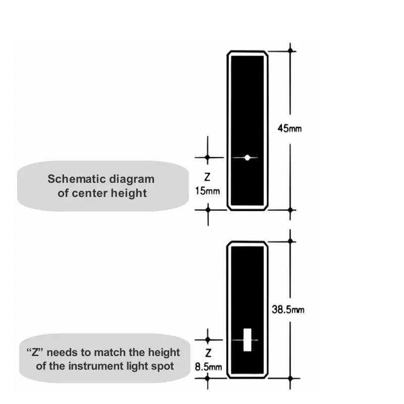 Ultra-Mikro-Quarz-Küvette Schwarze Quarz-Küvette 50ul 100ul 200ul Durch UV-Zwei-Pass-Licht(15mm 200ul)