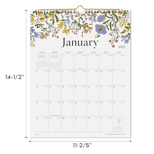 2025wallcalendarcalendar202518monthlyfloraldesignwallcalendarwiththickpaperjanuary2025june202612x15twinwirebindingperfectforplanning  Urban Country Home Decor 2025 wall calendar calendar 2025 18 monthly floral design wall calendar with thick paper january 2025 june 2026 12 x 15 twin wire binding perfect for planning  urban country home decor