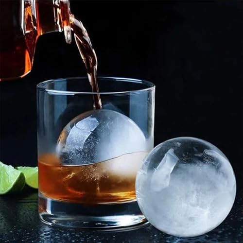 Molde para bolas de hielo redondas de silicona con tapa miniatura 5