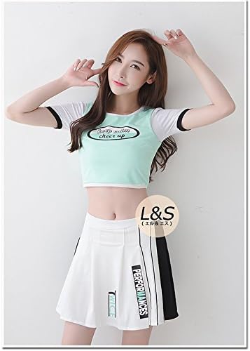 Amazon L S エル エス Twice トゥワイス イム ナヨン風 チアガール ユニフォーム 上下セット チアガール 衣装 コスプレ チアリーディング チアリーダー 応援団 体操服 制服 学生服 コスプレ衣装 パーティー イベント アイドルスタイル S コスプレ 仮装 通販