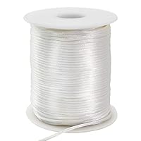 2025 fabrika yuvarlak örgülü kordon Polyester halat 7mm saten kordon, 3 katlı bü