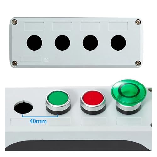 Boîte à boutons étanche 22mm en plastique résistant pour boîtier de commande