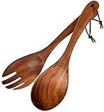 SCHÖNES GESCHENK—Dieses schöne Holzgabel- / Löffel-Service-Set ist ein schönes Familiengeschenk für Familie und Freunde, ich glaube, sie werden es sehr mögen
