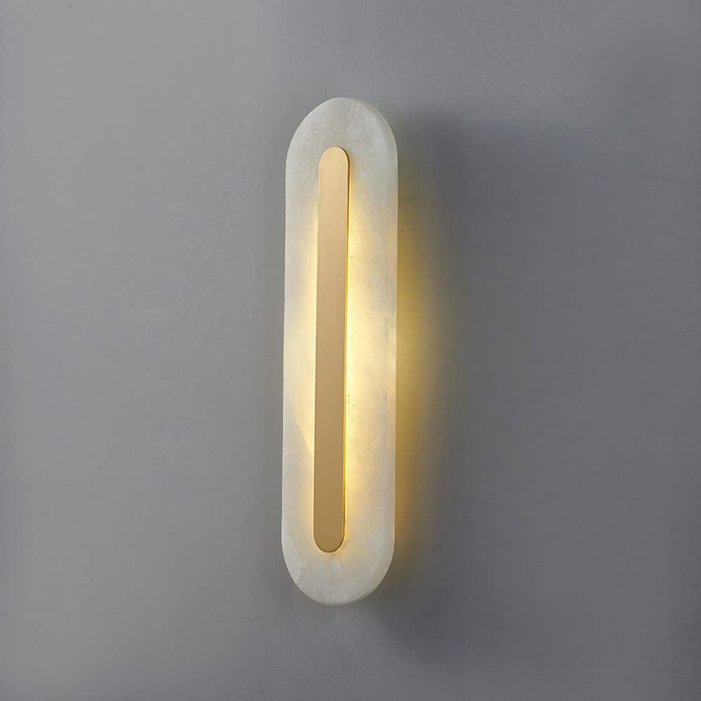 HUAYUSEDF Wall Sconce Linear Light Fixture - Dimming Indoor Lighting for Hallway, Living Room, Bedroom, Showroom, Porch, Entrance(Oval,60cm)