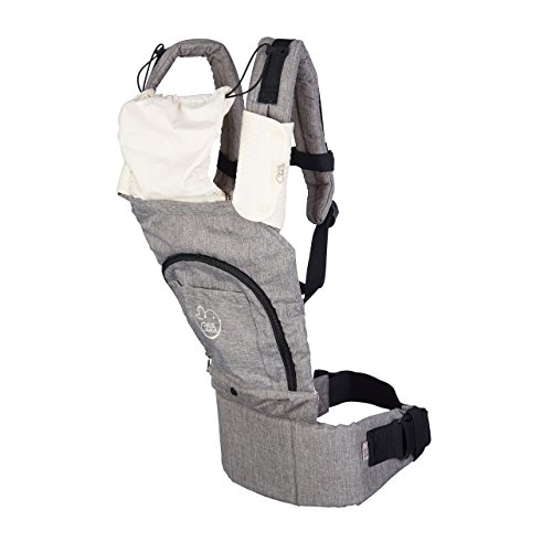 little Choice Urban Chic Babydrager, ergonomische buikdrager vanaf 3 maanden, comfortabele rugdrager met zonwering… - Image 5