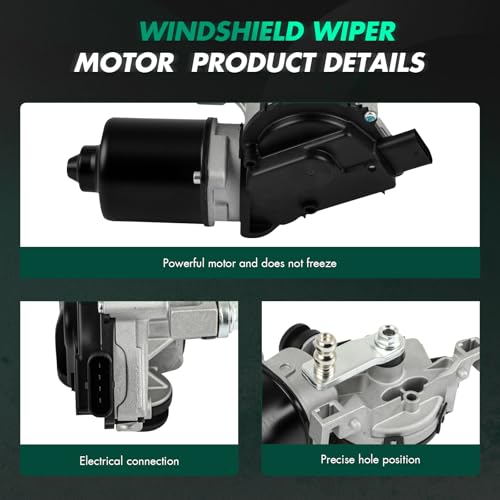 SCITOO Front Windshield Wiper Motor Replacement for 2014-2018 for for X5 Wiper Motor 61617292653, 1593003940 4 Pins by SCITOO - Image 3
