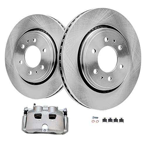 Image of Detroit Axle - Front Brake Kit for 2010-2011 Ford F-150, 2010-2021 | Expedition Lincoln Navigator, Disc Brake Rotors Brake Caliper Replacement
