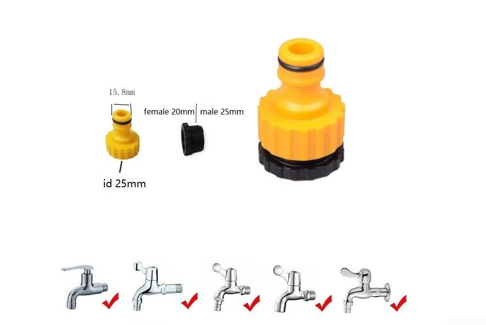 Zoegneer Buse de pulvérisation pour tuyau d'arrosage avec savon de 100 ml et réservoir d'engrais, 8 modes de réglage, déclencheur de verrouillage pour lavage de voiture, alimentation des plantes