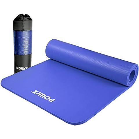 POWRX Gymnastikmatte 6er Set inkl. Trageband + Tasche + Workout I Trainingsmatte Yogamatte Phthalatfrei Cover