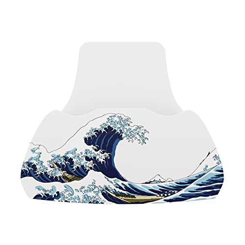 Image of PlayVital The Great Wave Controller Display Stand for ps5, Gamepad Accessories Desk Holder for ps5 Controller with Rubber Pads