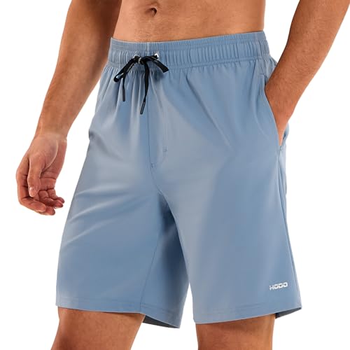 Image of HOdo Mens Swim Trunks with Mesh Liner 9 inch Quick Dry Swim Shorts Bathing Suits for Men Swimwear Board Shorts wiht Pockets