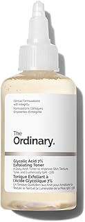 The Ordinary Glycolic Acid 7% Exfoliating Toner, Tónico Exfoliante con Ácido Glicólico, Tónico diario iluminador y suavizante para un tono de piel más uniforme, 240 ml