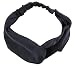 Driew Women Girls Silk Satin Elastic Headbands Head Wrap Turban Twisted Knotted Hairband (Black)