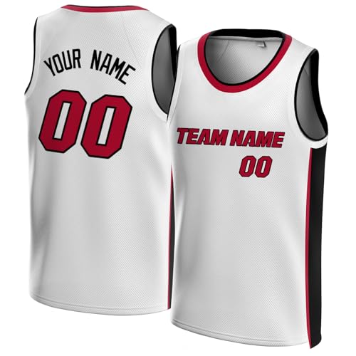 Ytuhloe Custom Basketball Jersey Sleeveless Athletic Mesh Basketball Shirt Personalized for Men Boys Women Youth