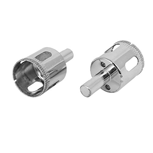 Sierra de Agujero Diamantada 30 mm para Vidrio 2 Piezas miniatura 1
