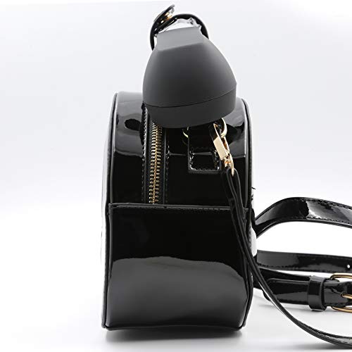 QiMing Retro dial telephone Crossbody Shoulder Bag,Pu Movable microphone Purse for Women3