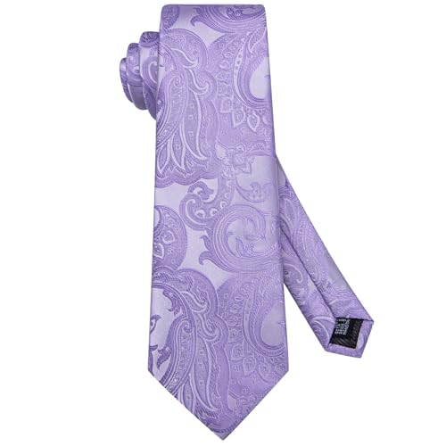 Image of Hi-Tie 5Pcs Mens Solid Color Silk Tie Satin Pretied Bowtie Lapel Pin for Men Handkerchief Cufflink Wedding Gift Box