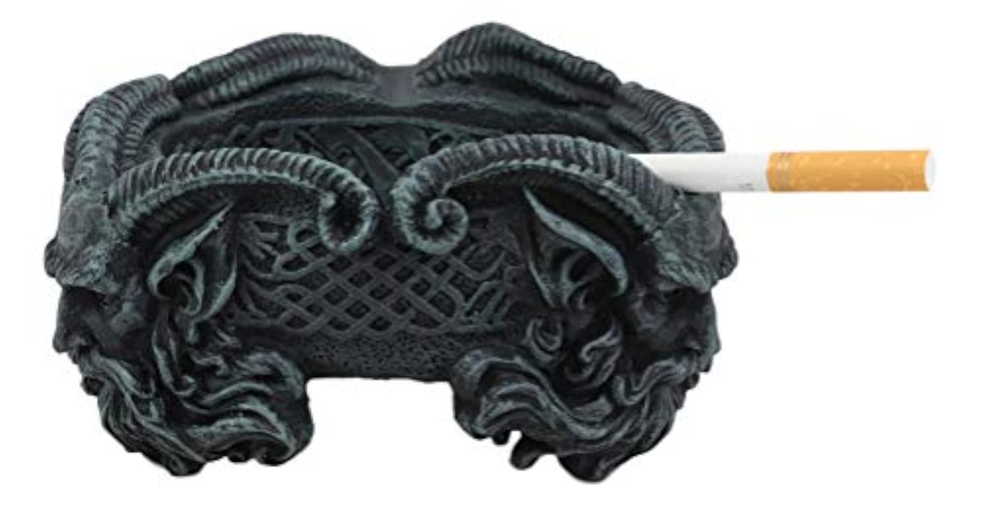 Greek God Pan Cigarette Ashtray with Celtic Knotwork, Gift