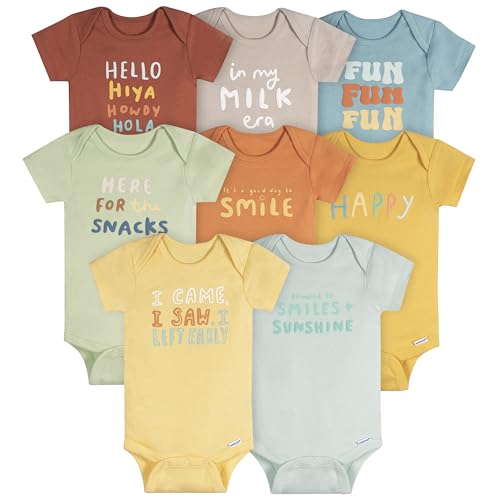 Image of Onesies Brand Baby 8-pack Short Sleeve Mix & Match Bodysuits