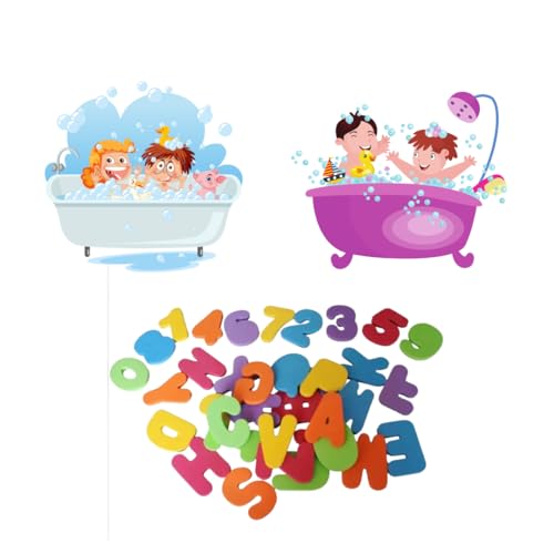 Kids Strawberry Body Wash & Bubble Bath 250ml Bundle Amazing Apple Shampoo & Conditioner 250ml And Enjoy The 36-Piece Set Of Alphanumeric Letter Foam Bath Puzzle, Perfect For Bath Time Fun - Image 6